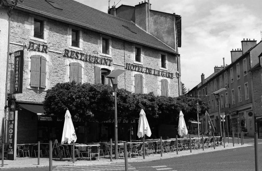 Hotel De La Gare Sévérac-le-Château Eksteriør billede