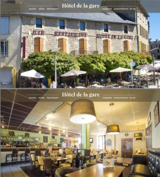 Hotel De La Gare Sévérac-le-Château Eksteriør billede